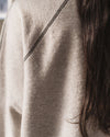 BASERANGE 25 Autumn/Winter FOLD Turtleneck Sweater France BAS-PUFOT-RCF-AU25-Grey Melange